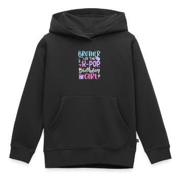 Brother Of The K Pop Birthday Girl - Kinder Premium Organic Hoodie - Schwarz - Vorne - AI Model Kid Male (0cm)