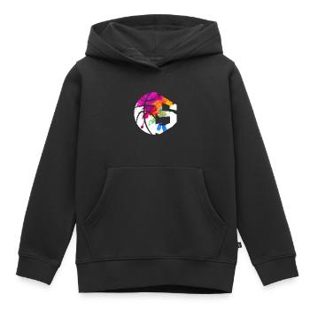 NR. 5 BASKETBALL NUMMER 5 BASKETBALL 5. GEBURTSTAG - Kinder Premium Organic Hoodie - Schwarz - Vorne - AI Model Kid Male (0cm)