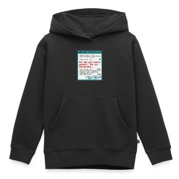 Polizei Protokoll Akte Unschuldig - Kinder Premium Organic Hoodie - Schwarz - Vorne - AI Model Kid Male (0cm)