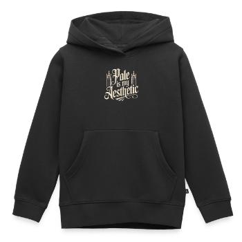 Die Stange ist meine Ästhetik - Kinder Premium Organic Hoodie - Schwarz - Vorne - AI Model Kid Male (0cm)