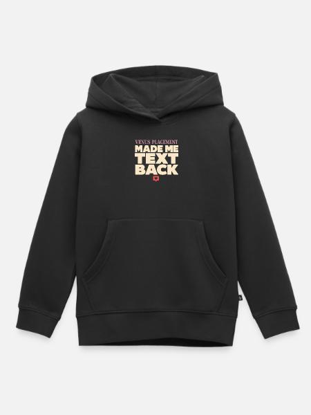 Venus-zeichen Venus-astrologie - Kinder Premium Organic Hoodie - Schwarz