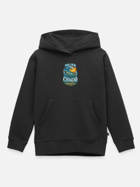 Curacao Energy - Kinder Premium Organic Hoodie - Schwarz