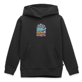 Kita Abgängerin 2026 Meerjungfrauenlegende - Kinder Premium Organic Hoodie - Schwarz - Vorne - AI Model Kid Male (0cm)