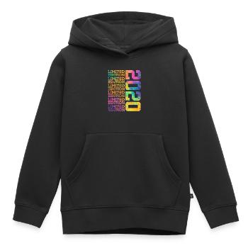 LIMITED EDITION 2020 - 6 YEARS - 6TH BIRTHDAY - Kids Premium Organic Hoodie - black - Front - AI Model Kid Male (0cm)