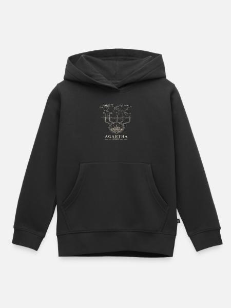 Agartha Connected Below - Kinder Premium Organic Hoodie - Schwarz