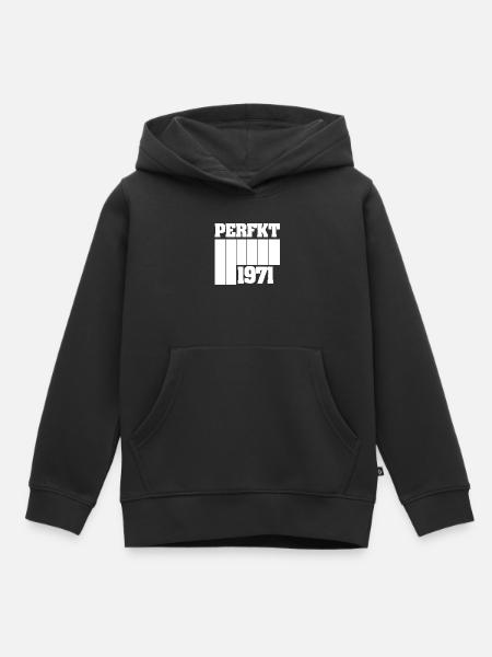 1971 - Kinder Premium Organic Hoodie - Schwarz