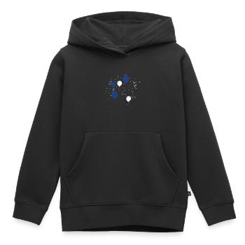 Ballons colorés - Sweat Premium à capuche enfant bio - noir - Devant - AI Model Kid Male (0cm)