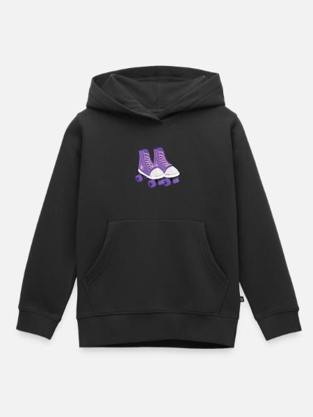 Rollschuh - Kinder Premium Organic Hoodie - Schwarz