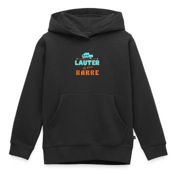 lauter als deine Karre - Kinder Premium Organic Hoodie - Schwarz - Vorne - AI Model Kid Male (0cm)