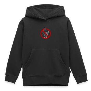 Ich hasse Tauben Anti-Taube - Kinder Premium Organic Hoodie - Schwarz - Vorne - AI Model Kid Male (0cm)
