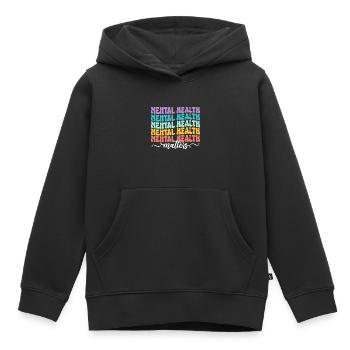 Mental Health Matters - Kinder Premium Organic Hoodie - Schwarz - Vorne - AI Model Kid Male (0cm)