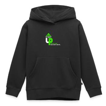 Neues StartUp ins nächste Lvl - Kinder Premium Organic Hoodie - Schwarz - Vorne - AI Model Kid Male (0cm)