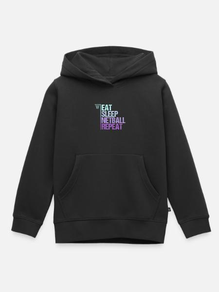 Netball Funny Netball Player - Kids Premium Organic Hoodie - black