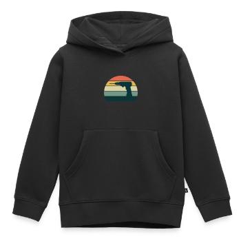 Craftsman Drill Sunset Do-it-Yourself Drill - Kids Premium Organic Hoodie - black - Front - AI Model Kid Male (0cm)