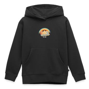 Peace - Kinder Premium Organic Hoodie - Schwarz - Vorne - AI Model Kid Male (0cm)