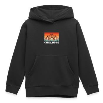 Cheerleading - Sweat Premium à capuche enfant bio - noir - Devant - AI Model Kid Male (0cm)