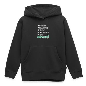 Schwarzwald Heimat Bollenhut Kuckuck T-Shirt - Kinder Premium Organic Hoodie - Schwarz - Vorne - AI Model Kid Male (0cm)