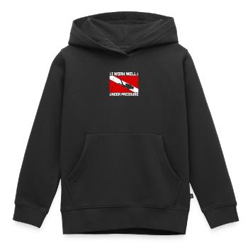 Dive Master Rescue Diver Scuba Diving Instructor - Kids Premium Organic Hoodie - black - Front - AI Model Kid Male (0cm)