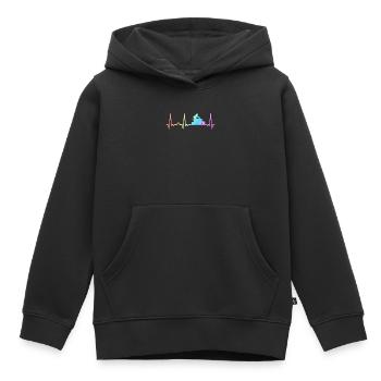 Quad Quad Riders ATV Quad - Kids Premium Organic Hoodie - black - Front - AI Model Kid Male (0cm)