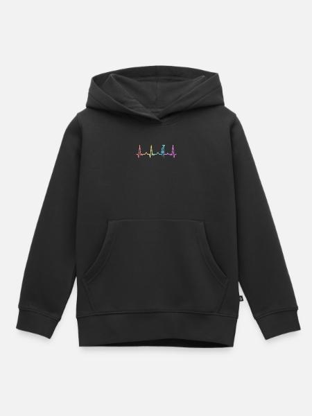 Trompettiste trompettiste - Sweat Premium à capuche enfant bio - noir