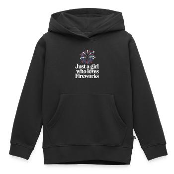 Pyrotechniker Feuerwerk Pyrotechnik - Kinder Premium Organic Hoodie - Schwarz - Vorne - AI Model Kid Male (0cm)