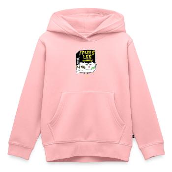 mueslee-studio haka - Kinder Premium Organic Hoodie - Rosa - Vorne - AI Model Kid Female (0cm)