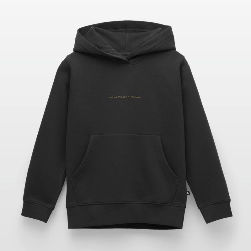 Programmierer Nerd IT Witz Developer Zuhause Kinder Premium Organic Hoodie