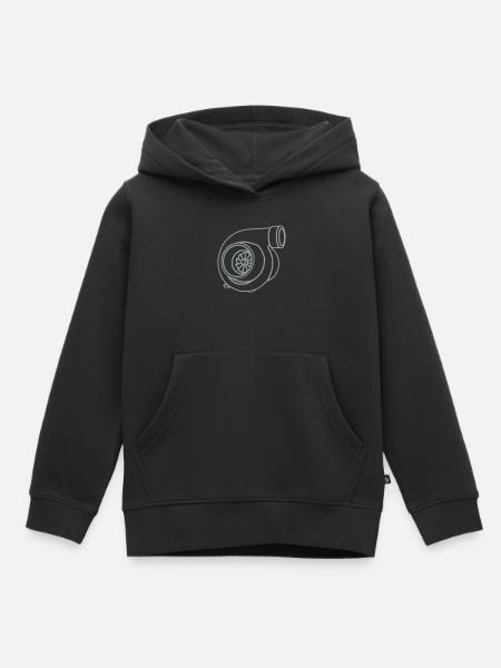 turbo - Kinder Premium Organic Hoodie - Schwarz