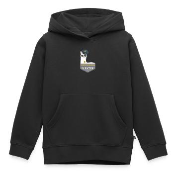 Alpaka Polizei Aplaca Cop Alpacops - Kinder Premium Organic Hoodie - Schwarz - Vorne - AI Model Kid Male (0cm)