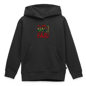 Reggae Rastafari Rasta Musik Musiker Geschenkidee - Kinder Premium Organic Hoodie - Schwarz - Vorne - AI Model Kid Male (0cm)