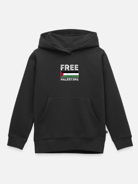 Gratis Gaza Palestina Vlag Arabisch Geschenk - Kinder Premium hoodie biologisch - zwart