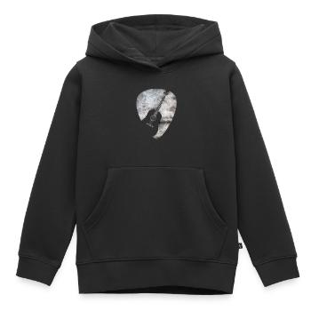 Guitares Plektrum - Guitare Rock Metal Band - Sweat Premium à capuche enfant bio - noir - Devant - AI Model Kid Male (0cm)
