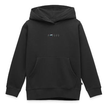 Nageurs nageurs nageurs - Sweat Premium à capuche enfant bio - noir - Devant - AI Model Kid Male (0cm)
