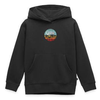 Cuba Havanna - Kinder Premium Organic Hoodie - Schwarz - Vorne - AI Model Kid Male (0cm)