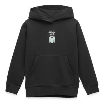Yeti - Kinder Premium Organic Hoodie - Schwarz - Vorne - AI Model Kid Male (0cm)