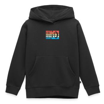 Fantasy Football Spruch Husband Dad Fantasy - Kinder Premium Organic Hoodie - Schwarz - Vorne - AI Model Kid Male (0cm)