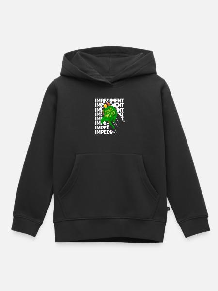 Superheld zerstört Impediments - Scrum Master - Kinder Premium Organic Hoodie - Schwarz