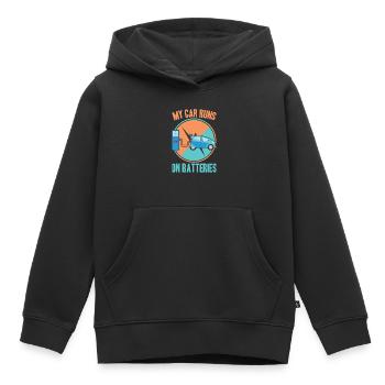 Nachhaltigkeit - Kinder Premium Organic Hoodie - Schwarz - Vorne - AI Model Kid Male (0cm)