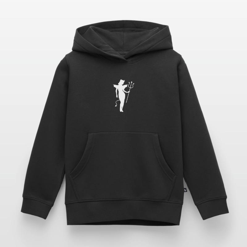 Angel Devil Satan Devil Devil Kids Premium Organic Hoodie