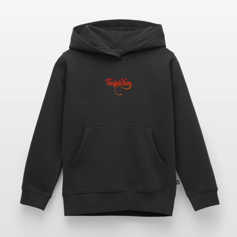 Teufel oder Engel Teufelchen Kinder Premium Organic Hoodie