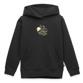 Christian Bible Verse Quote - Kinder Premium Organic Hoodie - Schwarz - Vorne - AI Model Kid Male (0cm)