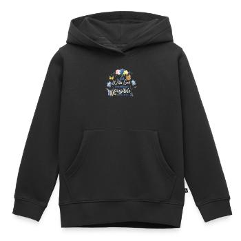 Christian Bible Verse Butterfly - Kinder Premium Organic Hoodie - Schwarz - Vorne - AI Model Kid Male (0cm)