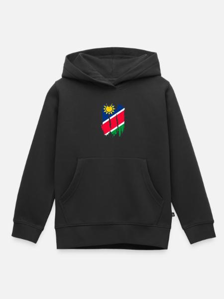 Namibia - Kinder Premium Organic Hoodie - Schwarz