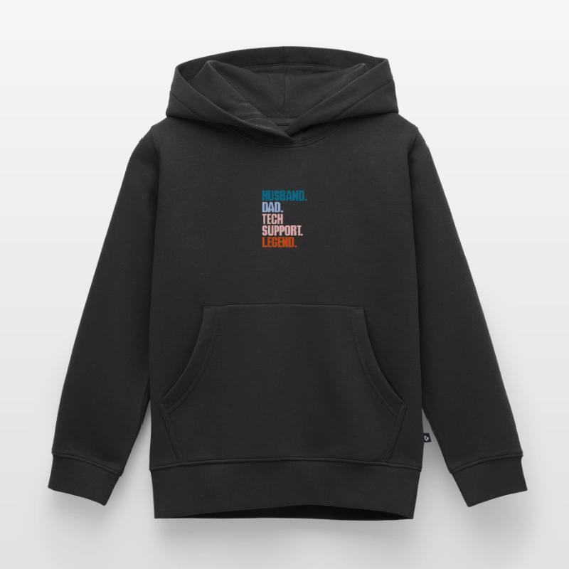 Support technique Computer It Admin Cadeau Sweat Premium à capuche enfant bio