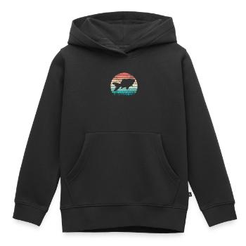 Aquarium Aquaristics Fish Ornamental fish Aquascaping - Kids Premium Organic Hoodie - black - Front - AI Model Kid Male (0cm)