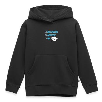 Master Hut Master Abschluss Master 2022 - Kinder Premium Organic Hoodie - Schwarz - Vorne - AI Model Kid Male (0cm)