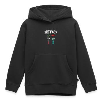 Cycling cycling - Kids Premium Organic Hoodie - black - Front - AI Model Kid Male (0cm)