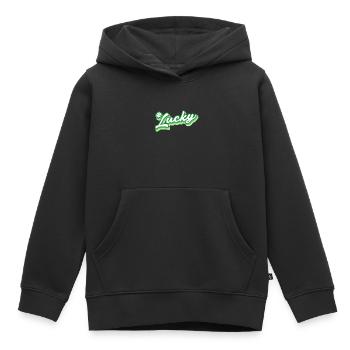 St. Patrick's Day - Kids Premium Organic Hoodie - black - Front - AI Model Kid Male (0cm)