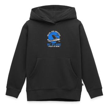 Model Making Model Airplane Model Airplane Gift - Kids Premium Organic Hoodie - black - Front - AI Model Kid Male (0cm)