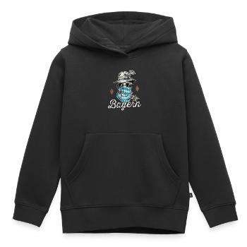 Freistaat Bayern T-Shirt Herren Bayrische Tracht - Kinder Premium Organic Hoodie - Schwarz - Vorne - AI Model Kid Male (0cm)